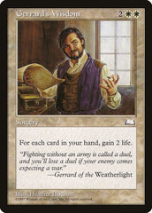 Sabedoria de Gerrard / Gerrard's Wisdom - Magic: The Gathering - MoxLand