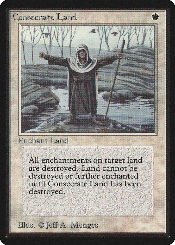 Consagrar Terreno / Consecrate Land - Magic: The Gathering - MoxLand