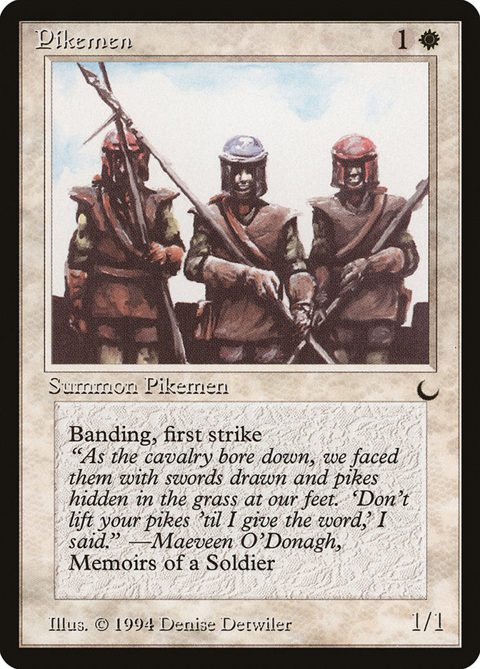 Piqueiros / Pikemen - Magic: The Gathering - MoxLand