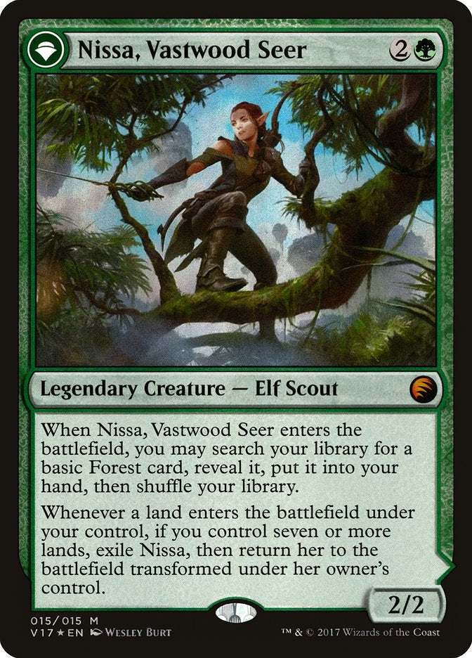 Nissa, Vidente de Matavasta / Nissa, Vastwood Seer - Magic: The Gathering - MoxLand