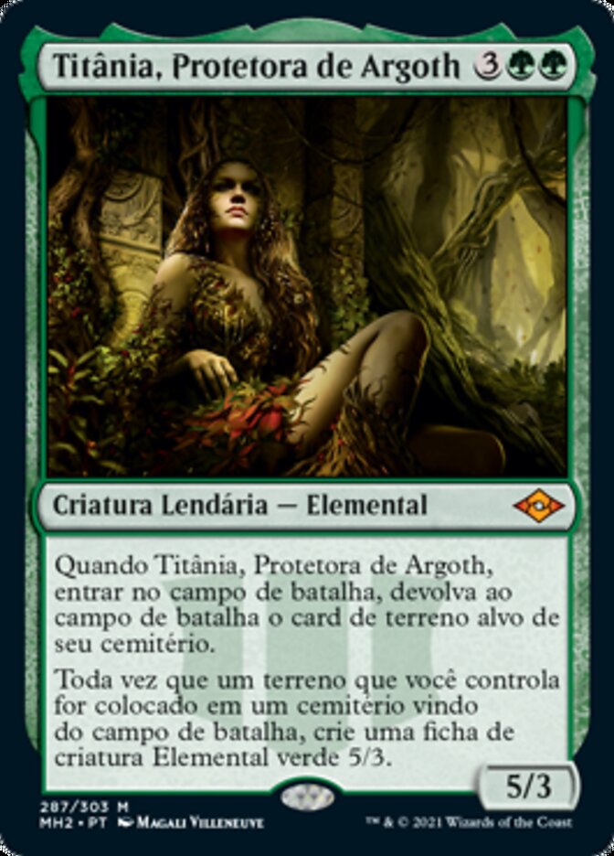 Titânia, Protetora de Argoth / Titania, Protector of Argoth - Magic: The Gathering - MoxLand