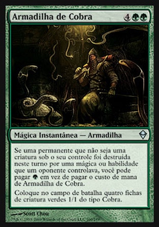 Armadilha de Cobra / Cobra Trap - Magic: The Gathering - MoxLand