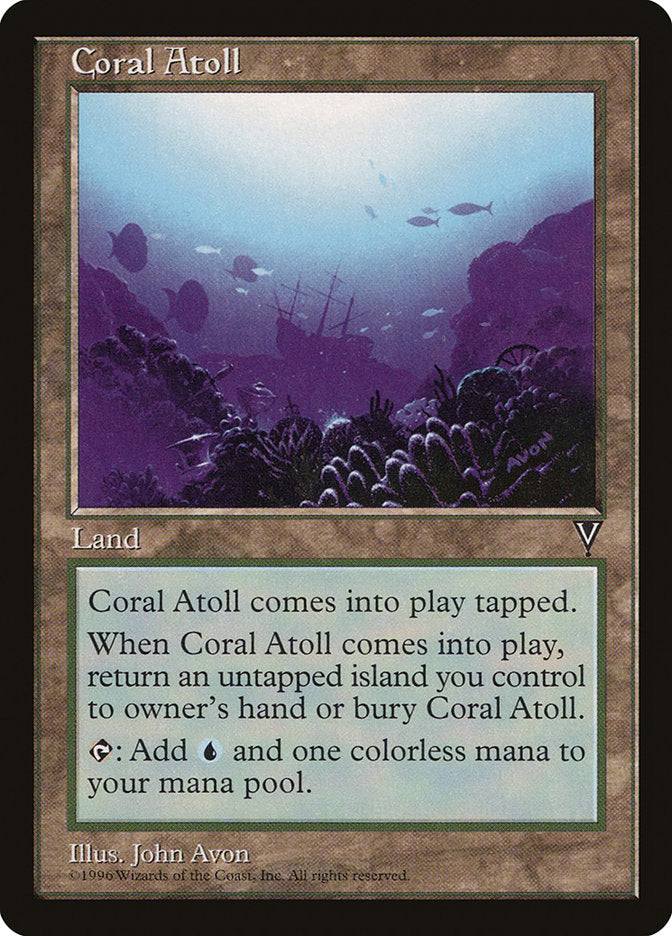 Atol de Coral / Coral Atoll - Magic: The Gathering - MoxLand