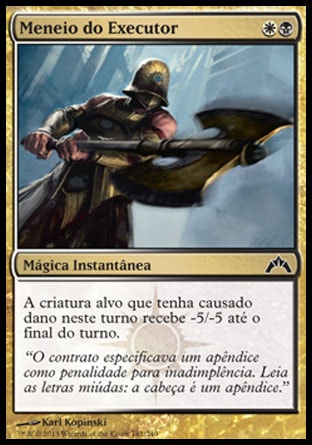 Meneio do Executor / Executioner's Swing - Magic: The Gathering - MoxLand