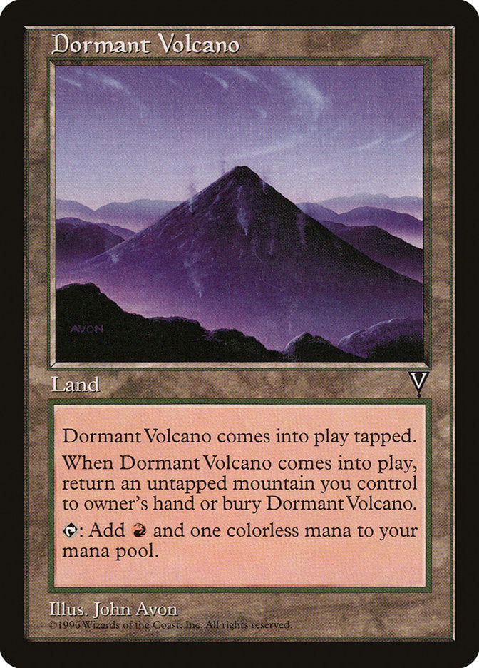 Vulcão Inativo / Dormant Volcano - Magic: The Gathering - MoxLand