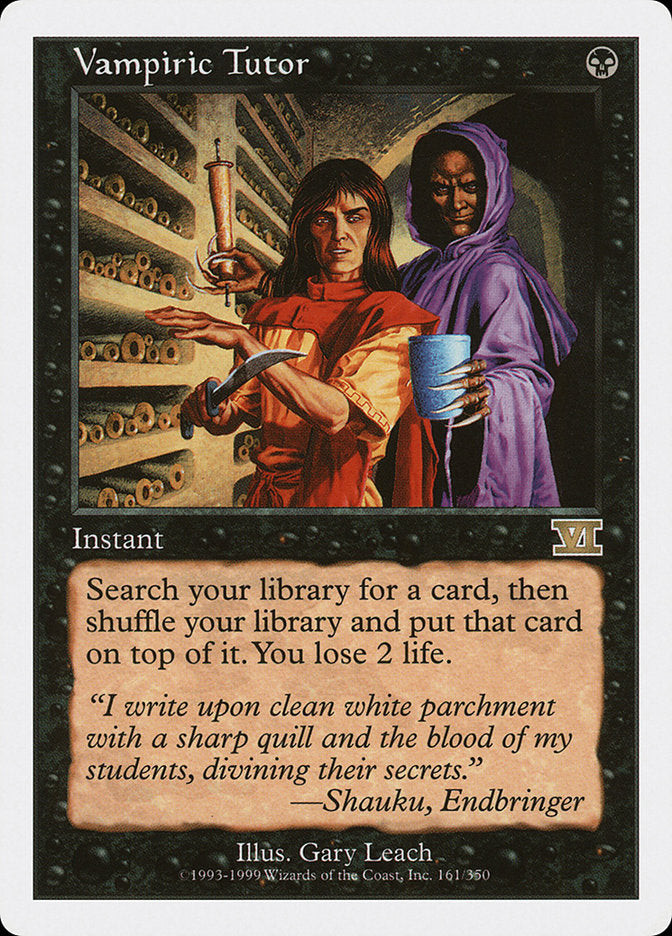 Tutor Vampírico / Vampiric Tutor - Magic: The Gathering - MoxLand