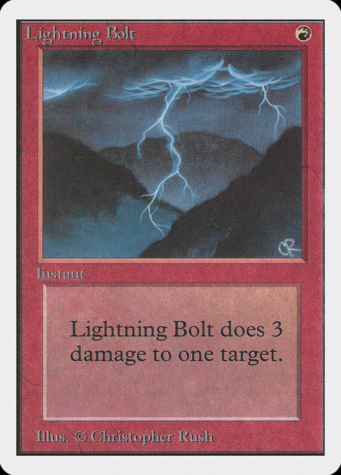 Raio / Lightning Bolt - Magic: The Gathering - MoxLand