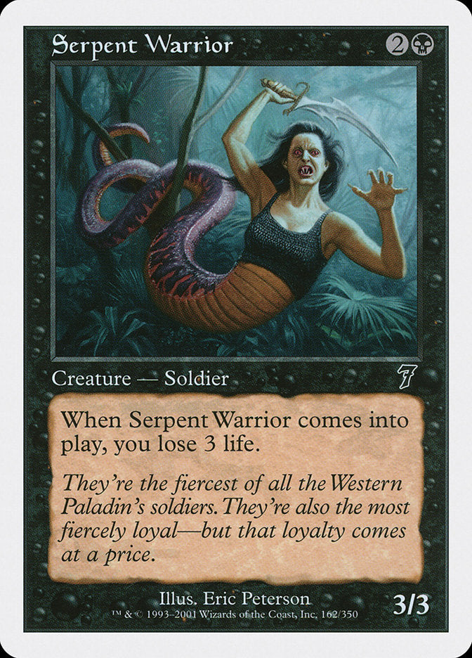 Guerreiro Serpente / Serpent Warrior - Magic: The Gathering - MoxLand