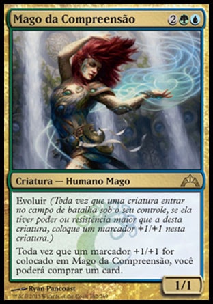 Mago da Compreensão / Fathom Mage - Magic: The Gathering - MoxLand