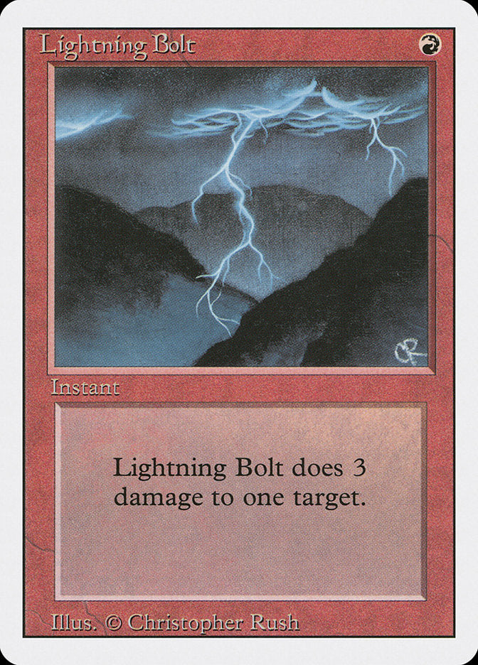 Raio / Lightning Bolt - Magic: The Gathering - MoxLand