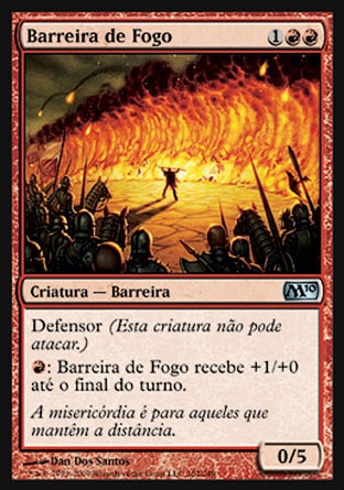 Barreira de Fogo / Wall of Fire - Magic: The Gathering - MoxLand