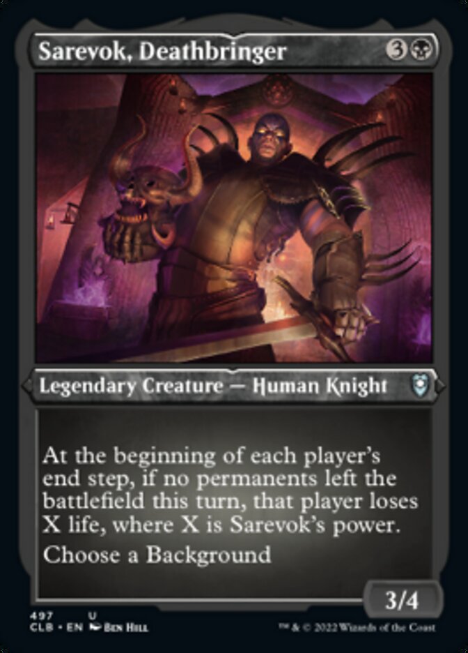 Sarevok, Fatífero / Sarevok, Deathbringer - Magic: The Gathering - MoxLand