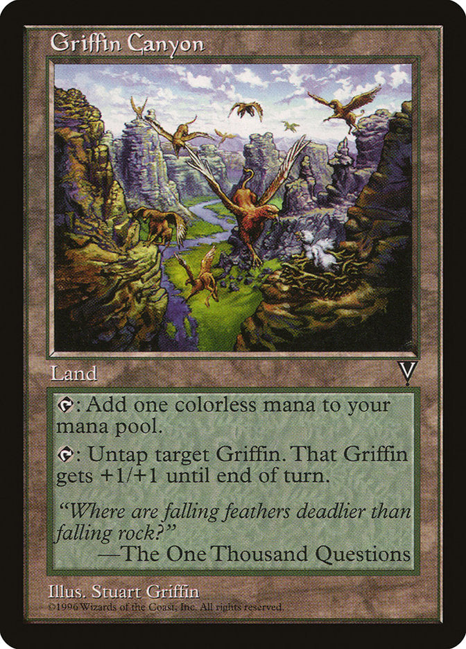 Desfiladeiro dos Grifos / Griffin Canyon - Magic: The Gathering - MoxLand