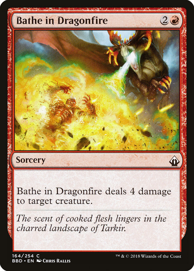 Imergir em Fogo Dragônico / Bathe in Dragonfire - Magic: The Gathering - MoxLand