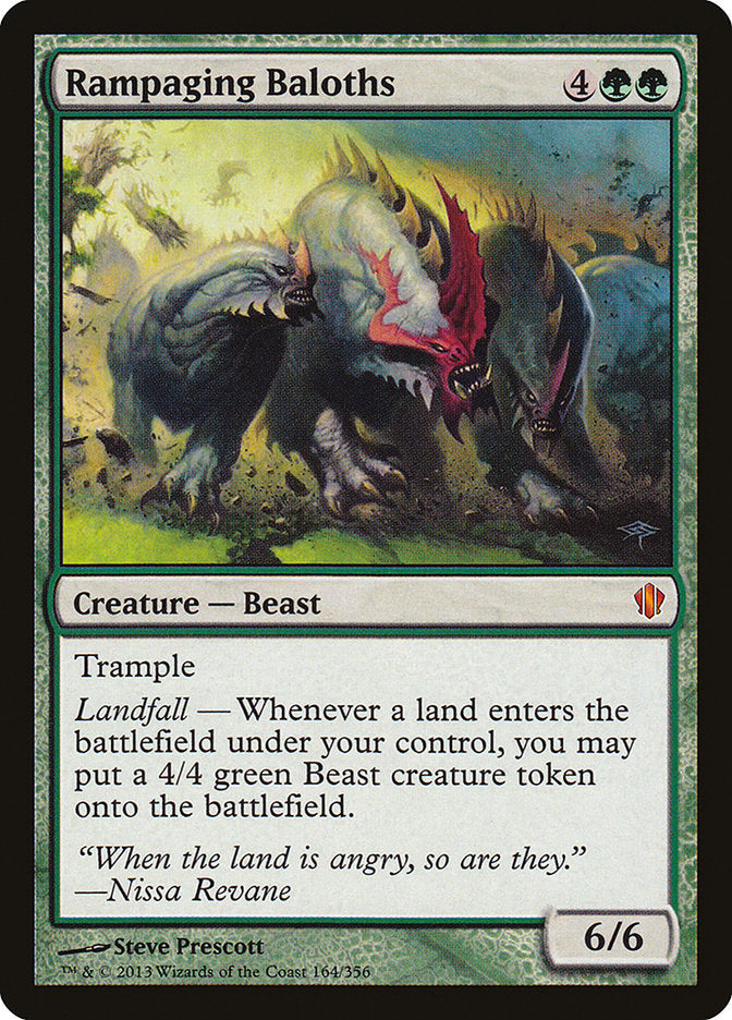 Baloths Enfurecidos / Rampaging Baloths - Magic: The Gathering - MoxLand