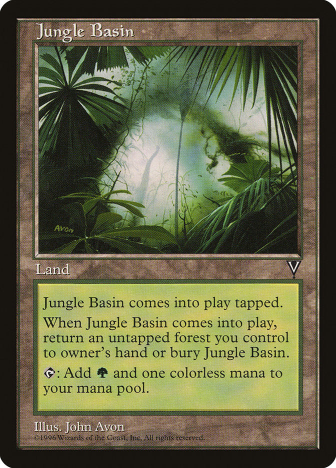 Bacia Selvática / Jungle Basin - Magic: The Gathering - MoxLand