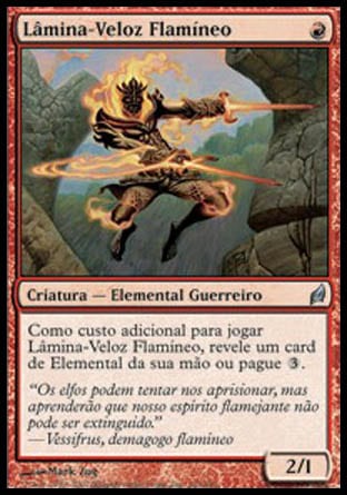 Lâmina-Veloz Flamíneo / Flamekin Bladewhirl - Magic: The Gathering - MoxLand