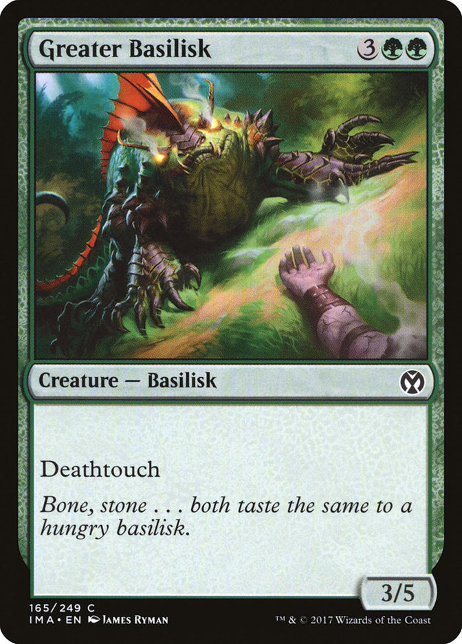 Basilisco Maior / Greater Basilisk - Magic: The Gathering - MoxLand