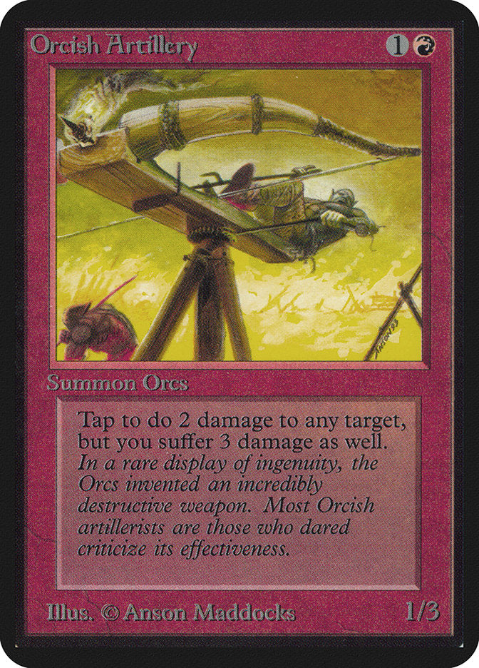 Artilharia Órquica / Orcish Artillery - Magic: The Gathering - MoxLand