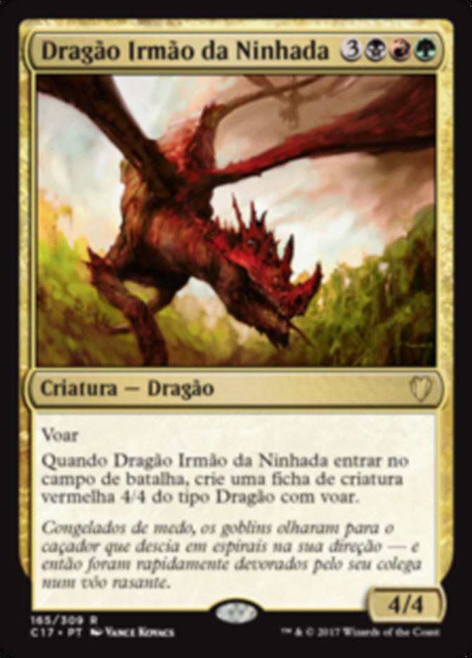 Dragão Irmão da Ninhada / Broodmate Dragon - Magic: The Gathering - MoxLand