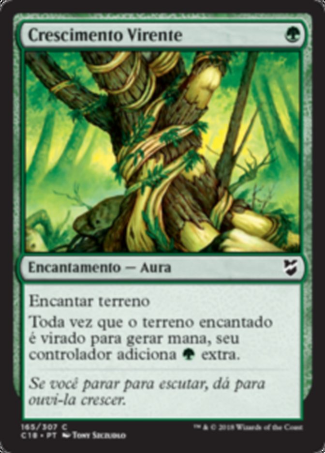 Crescimento Virente / Wild Growth - Magic: The Gathering - MoxLand