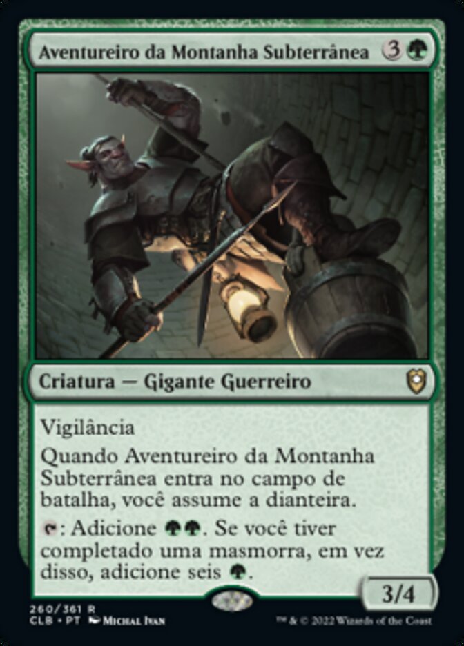 Aventureiro da Montanha Subterrânea / Undermountain Adventurer - Magic: The Gathering - MoxLand