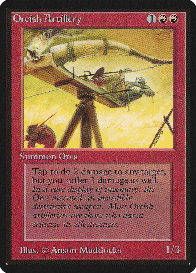 Artilharia Órquica / Orcish Artillery - Magic: The Gathering - MoxLand