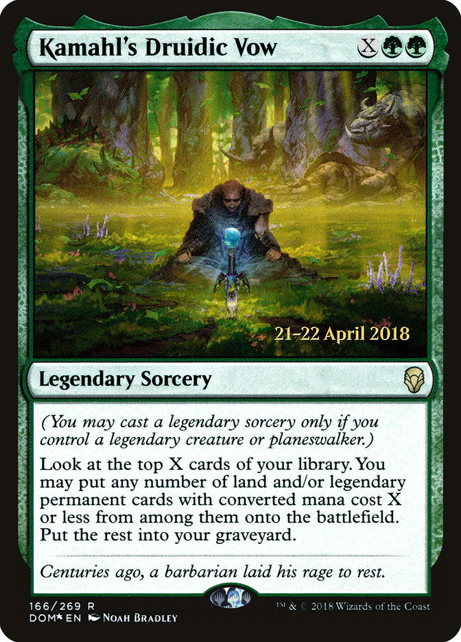 Voto Druídico de Kamahl / Kamahl's Druidic Vow - Magic: The Gathering - MoxLand