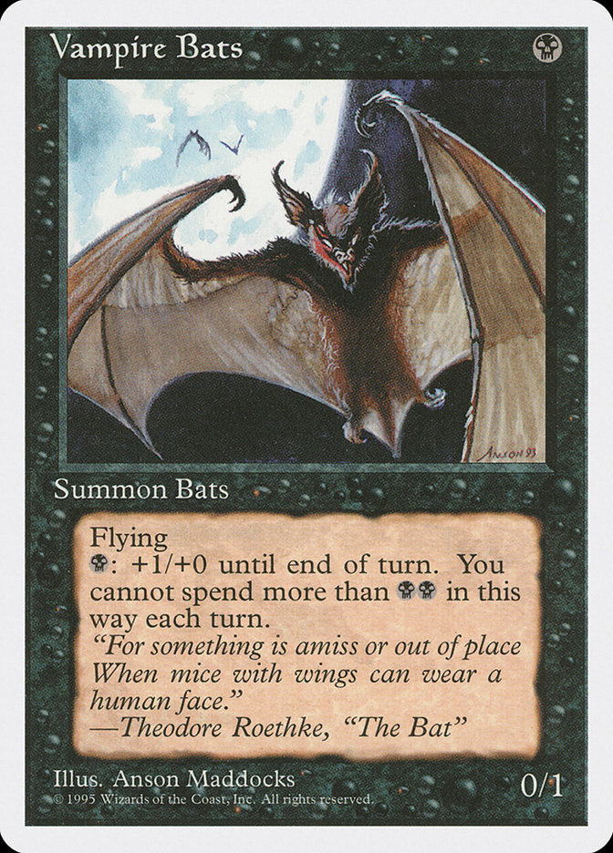 Morcegos Vampiros / Vampire Bats - Magic: The Gathering - MoxLand