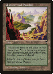 Paraíso Inexplorado / Undiscovered Paradise - Magic: The Gathering - MoxLand