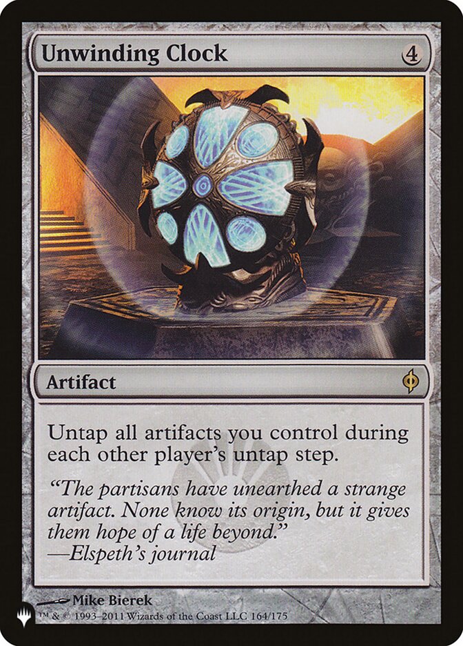 Relógio Reversor / Unwinding Clock - Magic: The Gathering - MoxLand