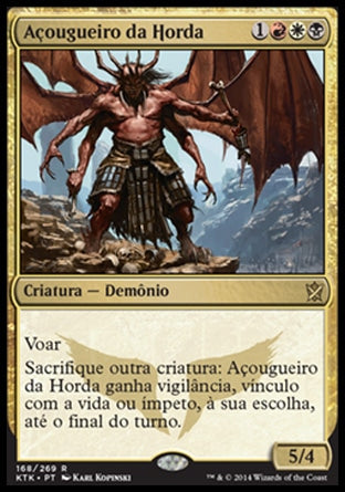 Açougueiro da Horda / Butcher of the Horde - Magic: The Gathering - MoxLand