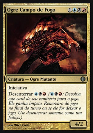 Ogre Campo de Fogo / Fire-Field Ogre - Magic: The Gathering - MoxLand