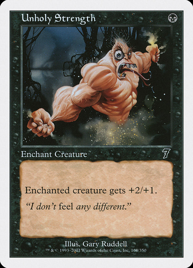 Força Profana / Unholy Strength - Magic: The Gathering - MoxLand