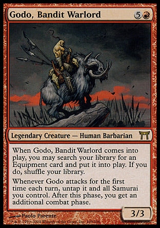 Godo, Bandido Senhor da Guerra / Godo, Bandit Warlord - Magic: The Gathering - MoxLand