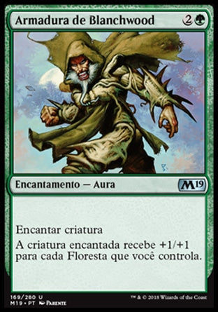 Armadura de Blanchwood / Blanchwood Armor - Magic: The Gathering - MoxLand