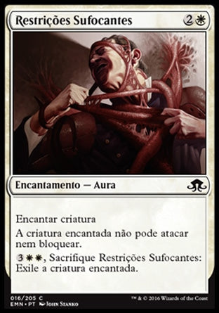 Restrições Sufocantes / Choking Restraints - Magic: The Gathering - MoxLand