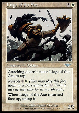 Soberano do Machado / Liege of the Axe - Magic: The Gathering - MoxLand