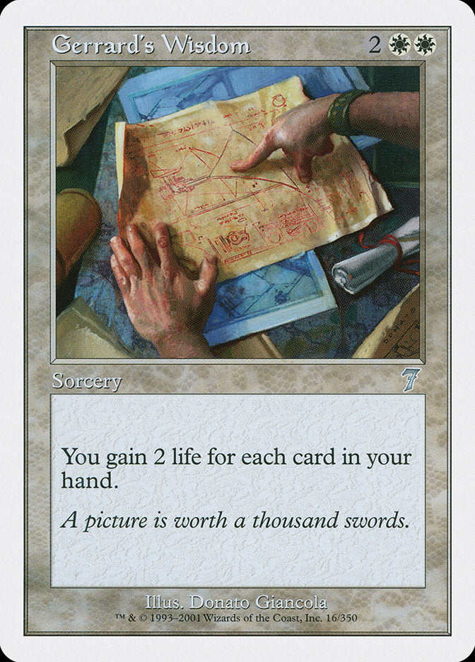 Sabedoria de Gerrard / Gerrard's Wisdom - Magic: The Gathering - MoxLand