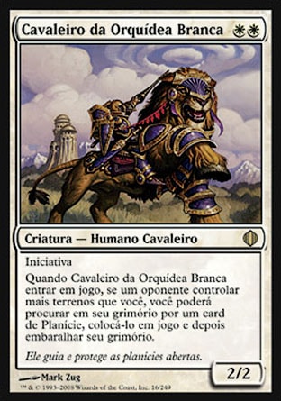 Cavaleiro da Orquídea Branca / Knight of the White Orchid - Magic: The Gathering - MoxLand