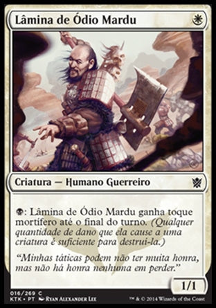 Lâmina de Ódio Mardu / Mardu Hateblade - Magic: The Gathering - MoxLand