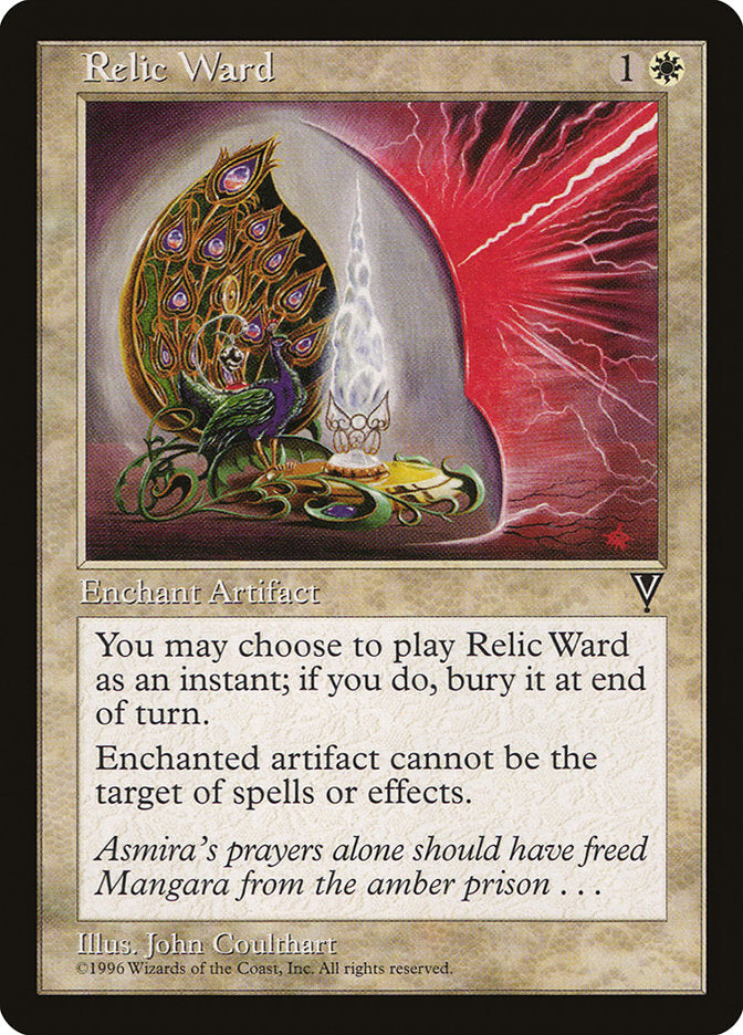 Protetor de Relíquias / Relic Ward - Magic: The Gathering - MoxLand