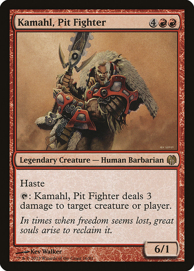 Kamahl, Lutador da Liça / Kamahl, Pit Fighter - Magic: The Gathering - MoxLand