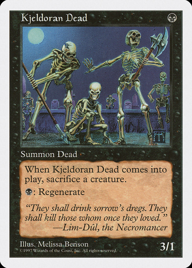 Mortos Kjeldoranos / Kjeldoran Dead - Magic: The Gathering - MoxLand