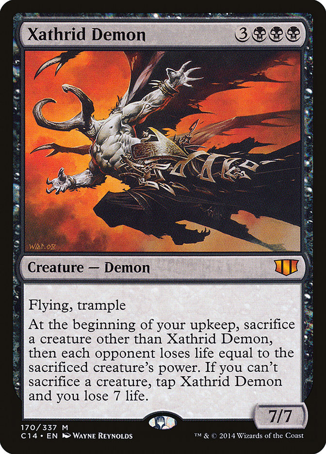 Demônio de Xathrid / Xathrid Demon - Magic: The Gathering - MoxLand