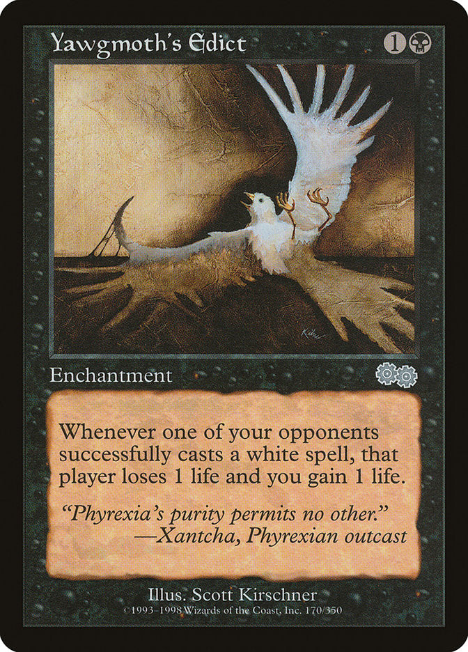 Édito de Yawgmoth / Yawgmoth's Edict - Magic: The Gathering - MoxLand