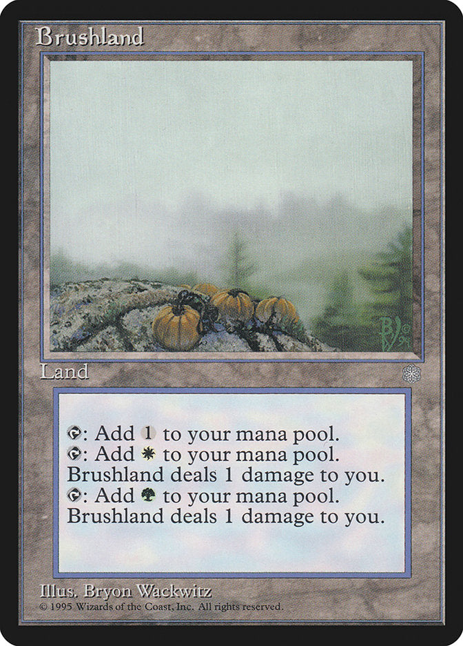 Macegal / Brushland - Magic: The Gathering - MoxLand