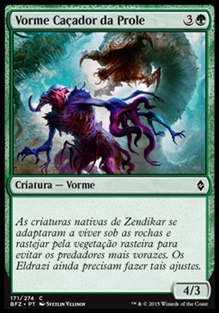 Vorme Caçador da Prole / Broodhunter Wurm - Magic: The Gathering - MoxLand