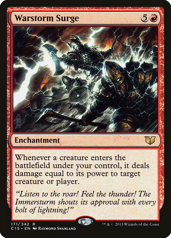 Surto da Tempestade Bélica / Warstorm Surge - Magic: The Gathering - MoxLand