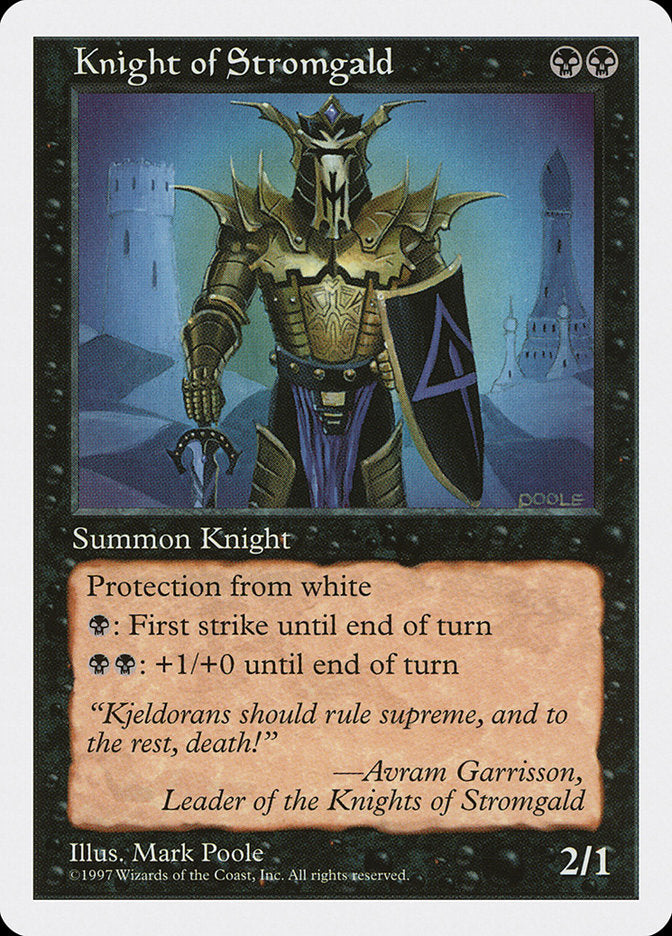 Cavaleiro de Stromgald / Knight of Stromgald - Magic: The Gathering - MoxLand